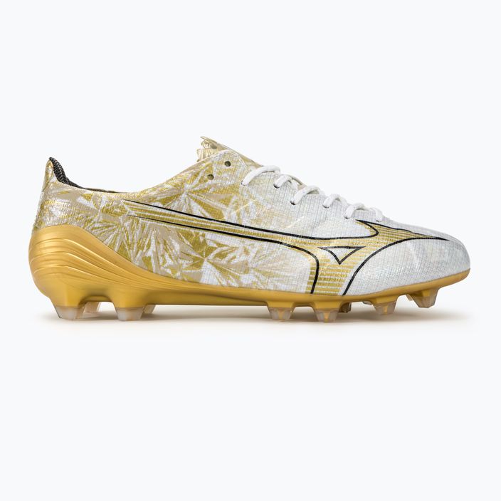 Men's football boots Mizuno Αlpha Japan Md white/ge gold/black 2