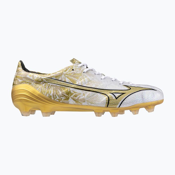 Men's football boots Mizuno Αlpha Japan Md white/ge gold/black 8