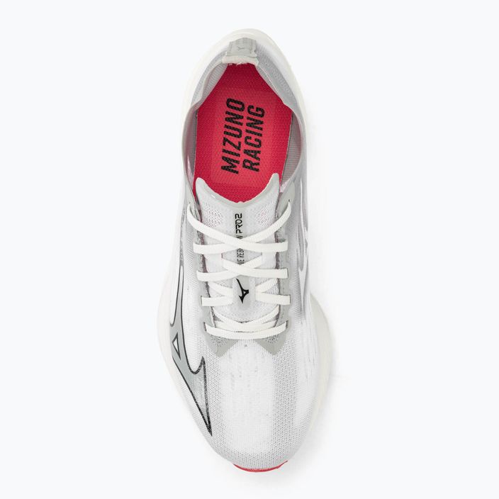 Women's running shoes Mizuno Wave Rebellion Pro 2 white/harbor mist/cayenne 5
