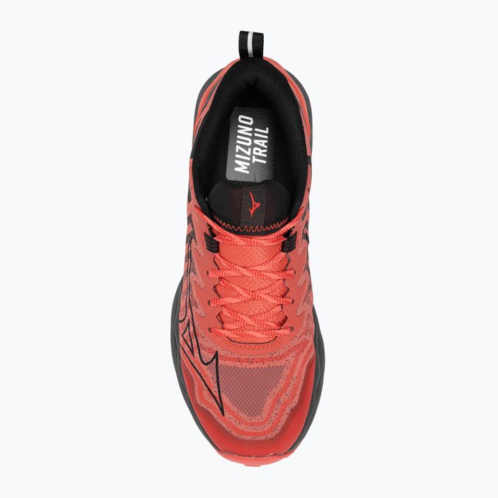Men's running shoes Mizuno Wave Daichi 8 cayenne/black/high risk red 5