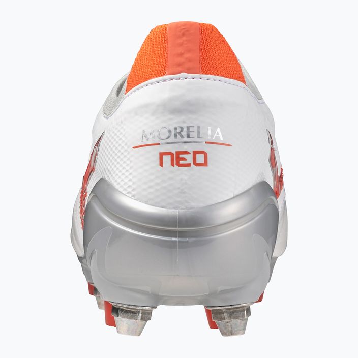 Mizuno Morelia Neo IV Β Japan Mix white/radiant red/hot coral men's football boots 3