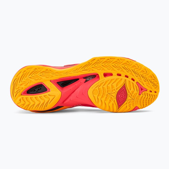 Men's handball shoes Mizuno Wave Mirage 5 radiant red/white/carrot curl 5