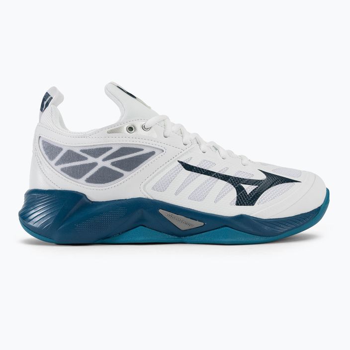 Men's volleyball shoes Mizuno Wave Dimension white/sailor blue/silver 2