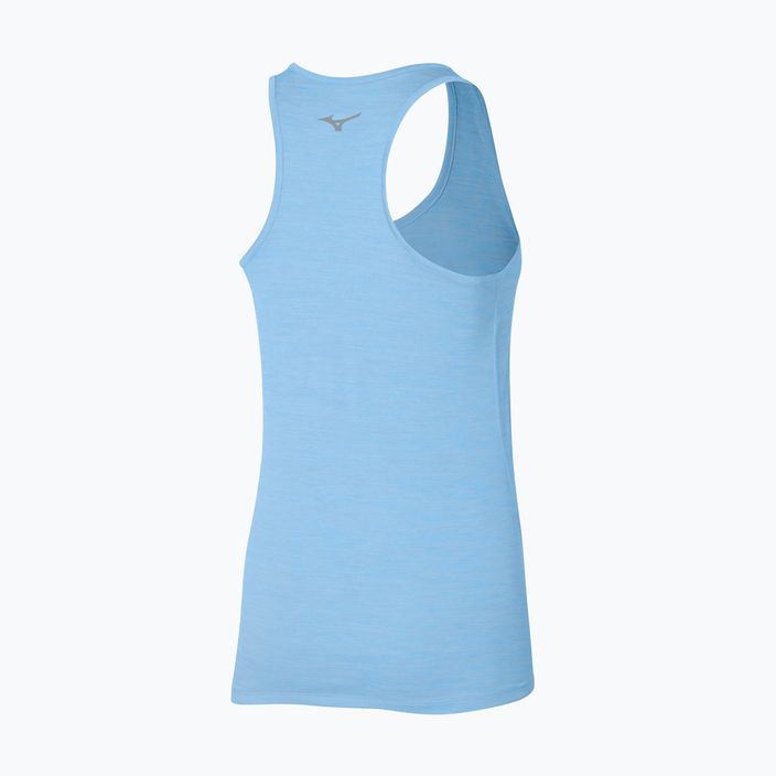 Women's running tank top Mizuno Impulse Core Tank cerulean 2