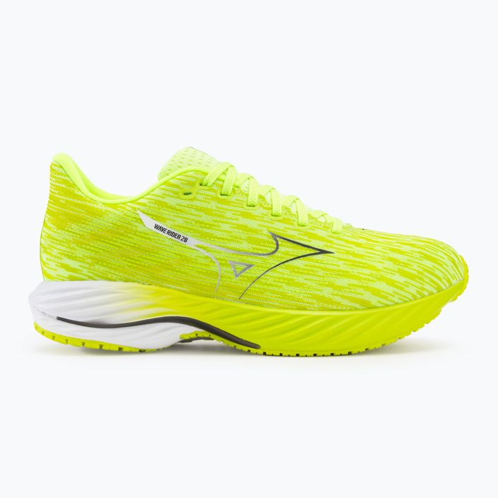 Men's running shoes Mizuno Wave Rider 28 mizuno neo lime/black/acid lime 2