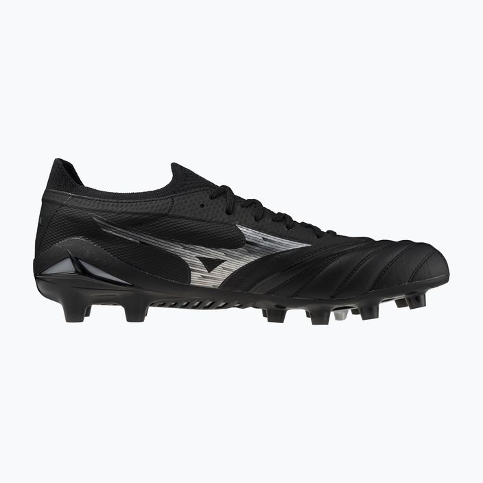 Men's Mizuno Morelia Neo IV β Elite FG football boots black/galaxy silver 2