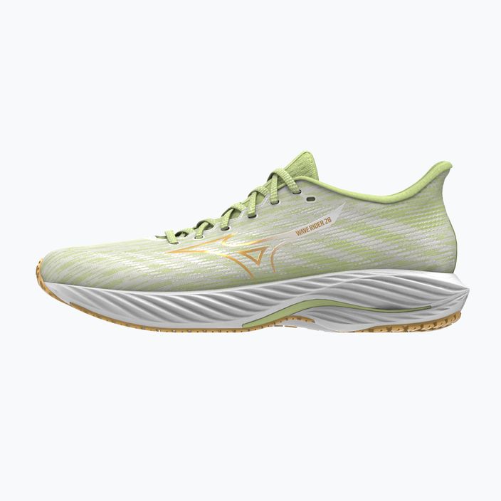 Women's running shoes Mizuno Wave Rider 28 mizuno neo lime/flax/mizuno snow white 8