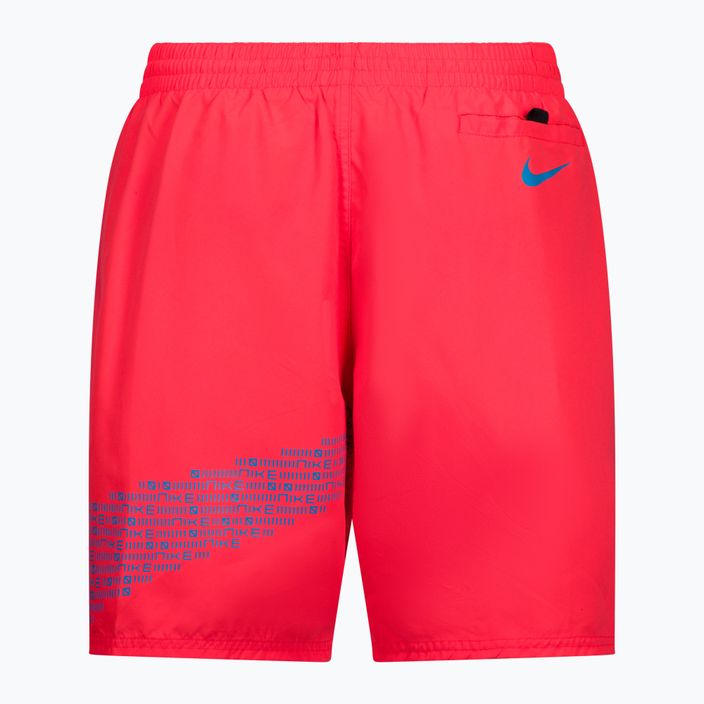 Men's Nike Matrix Logo 7" swim shorts red NESSA521 2