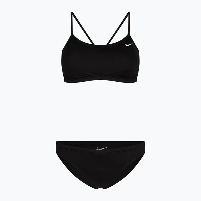 Women's two-piece swimsuit Nike Essential Sports Bikini black NESSA211-001