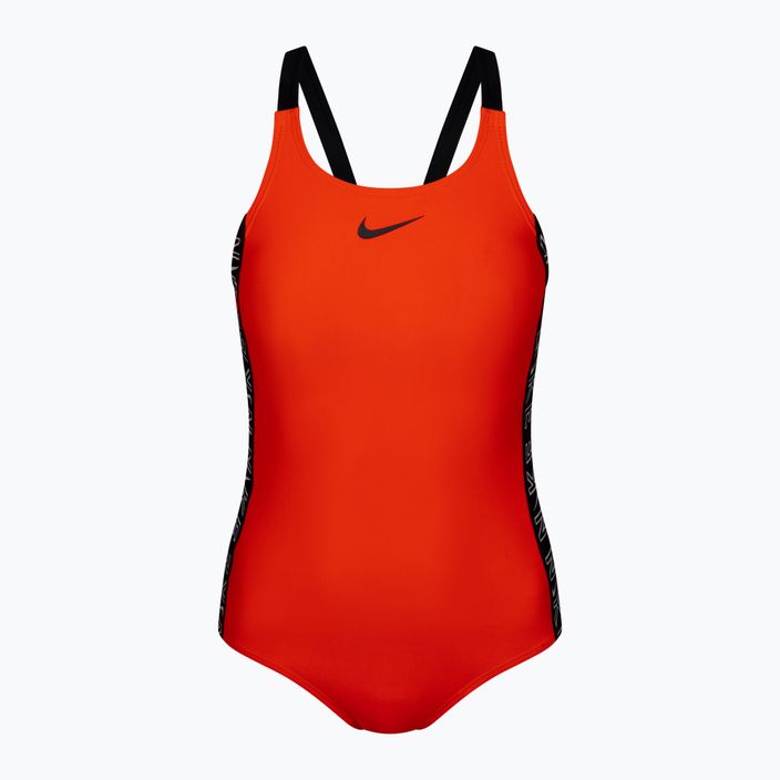 Children's one-piece swimsuit Nike Logo Tape red NESSB758