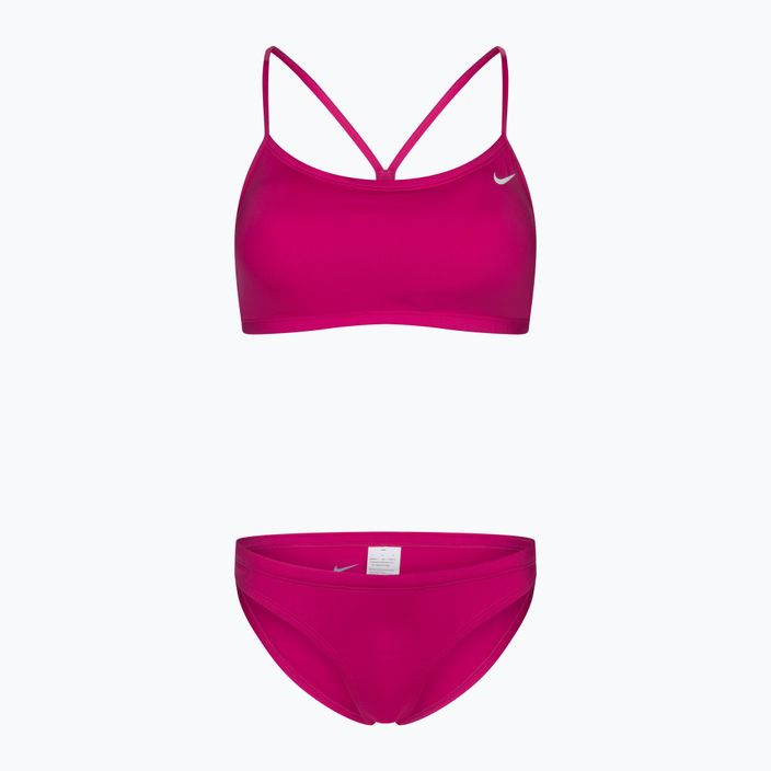 Women's two-piece swimsuit Nike Essential Sports Bikini pink NESSA211