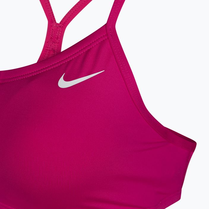 Women's two-piece swimsuit Nike Essential Sports Bikini pink NESSA211 3