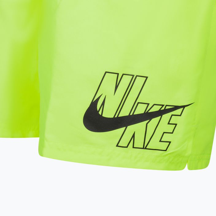 Men's Nike Logo Solid 5" Volley swim shorts yellow NESSA566-737 3