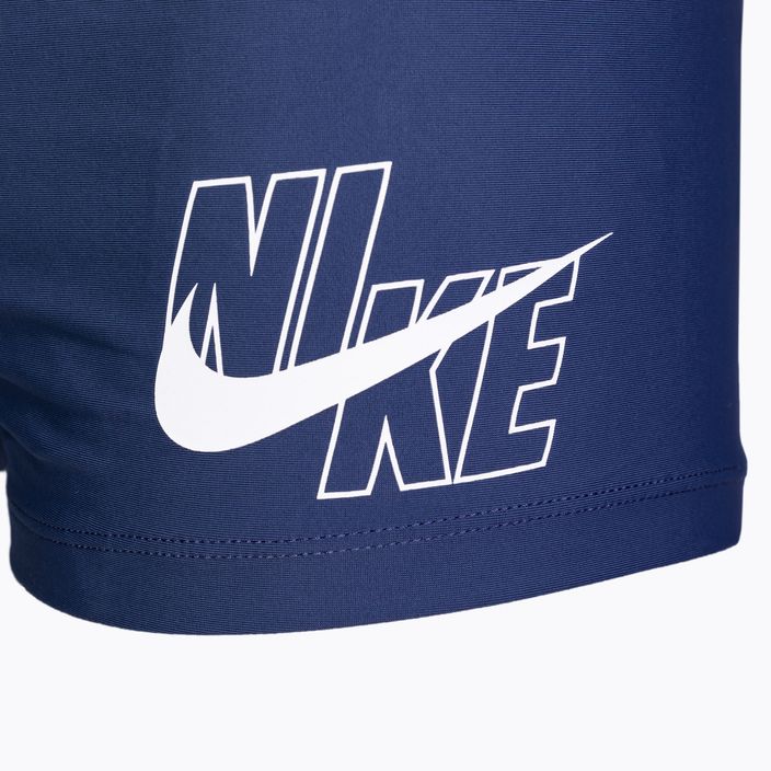 Men's Nike Logo Aquashort swim boxers blue NESSA547 3