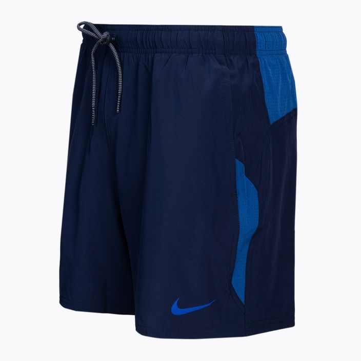 Men's Nike Contend 5" Volley swim shorts navy blue NESSB500-440 3