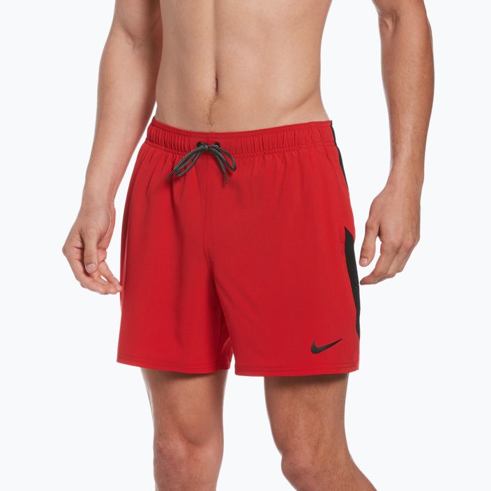 Men's Nike Contend 5" Volley swim shorts red NESSB500-614 5