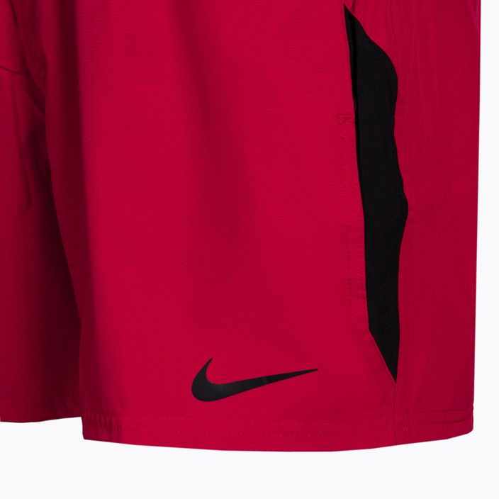 Men's Nike Contend 5" Volley swim shorts red NESSB500-614 4