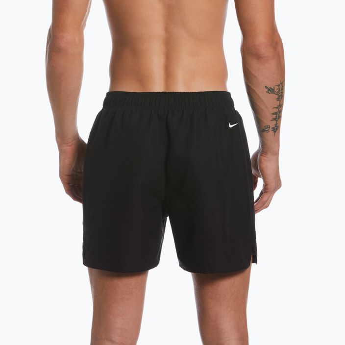 Men's Nike Swoosh Break 5" Volley swim shorts black NESSC601-001 4
