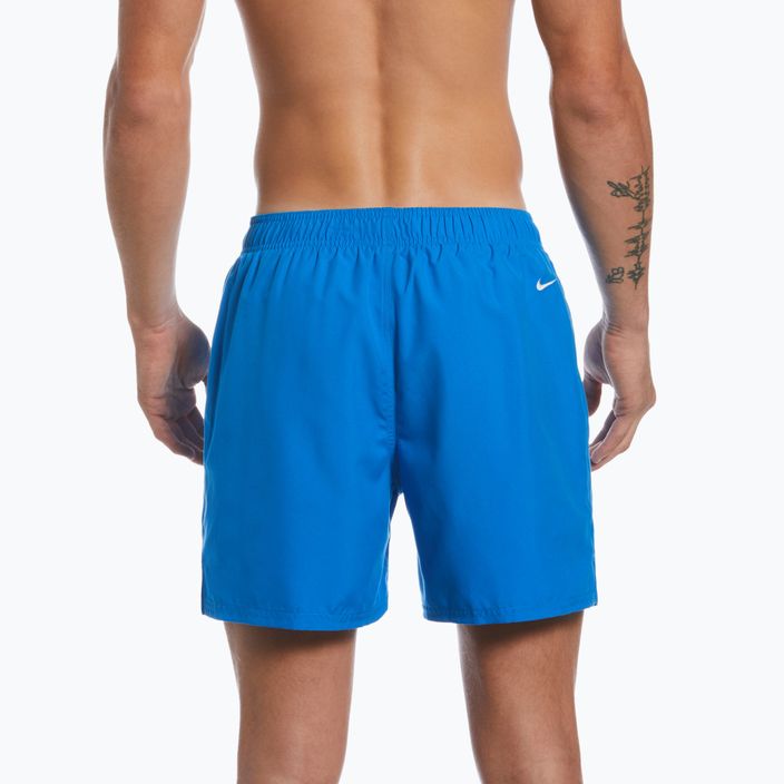 Men's Nike Swoosh Break 5" Volley swim shorts blue NESSC601-458 4