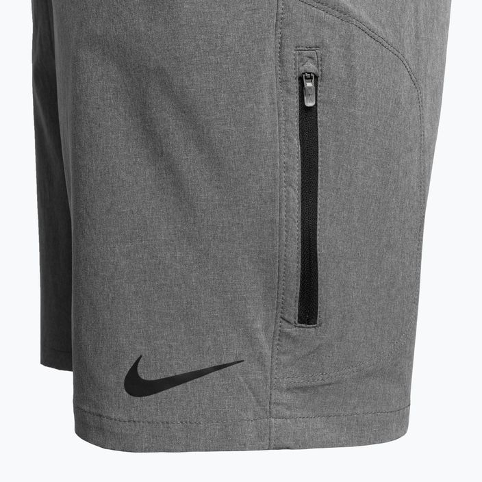 Men's Nike Flow 9" Hybrid dark grey swim shorts NESSC515-061 3