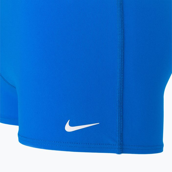 Men's Nike Hydrastrong Solid Square Leg swim boxers blue NESSA002-458 3
