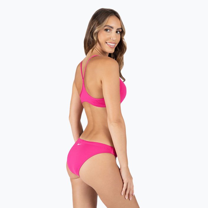 Women's two-piece swimsuit Nike Essential Sports Bikini pink NESSA211-672 3