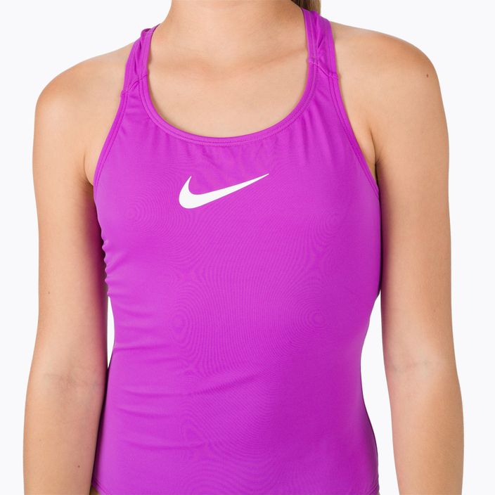 Nike Essential Racerback children's one-piece swimsuit purple NESSB711-511 4