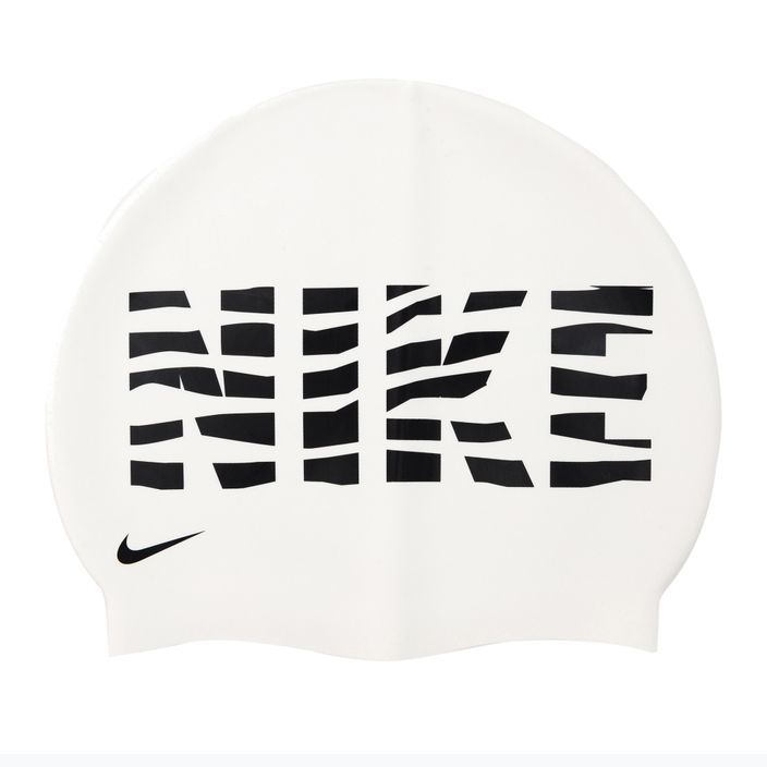 Nike Wave Stripe Graphic 3 swimming cap white NESSC160-100 2