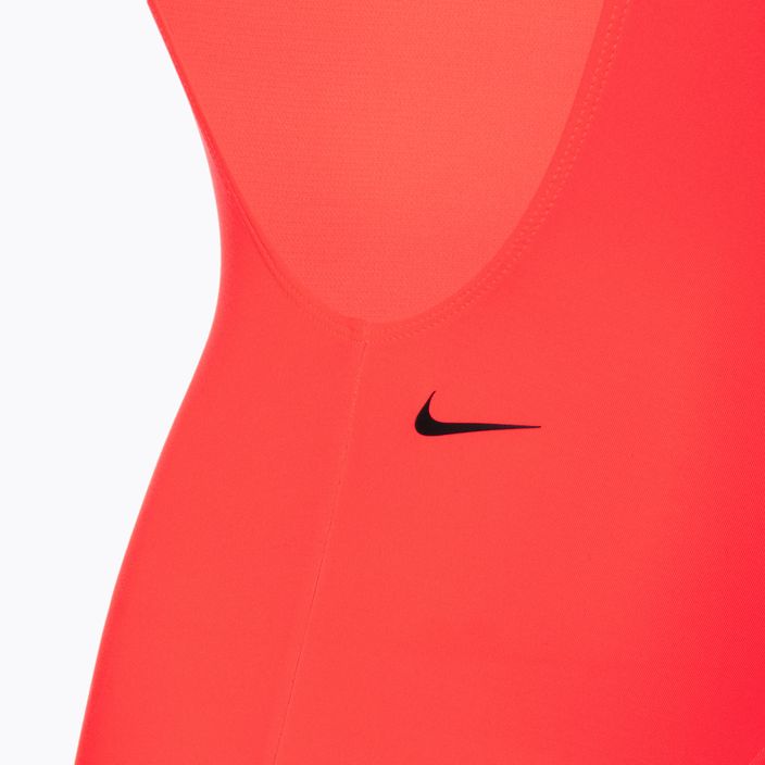 Women's Nike Multi Logo bright crimson one-piece swimsuit 4