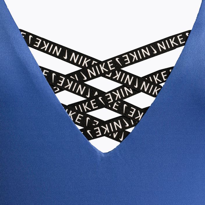 Nike Sneakerkini U-Back women's one-piece swimsuit blue NESSC254-442 3