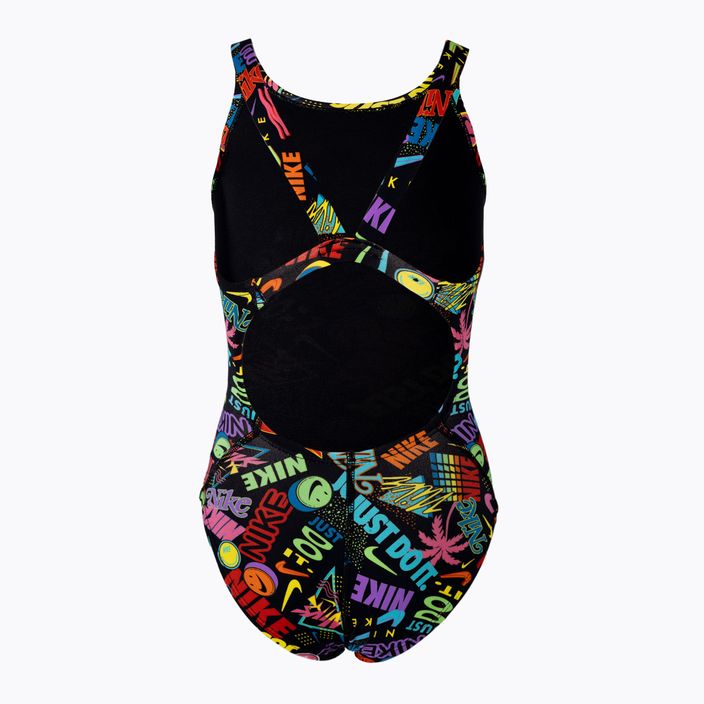 Nike Multiple Print Fastback Children's One-Piece Swimsuit Colour NESSC755-737 2