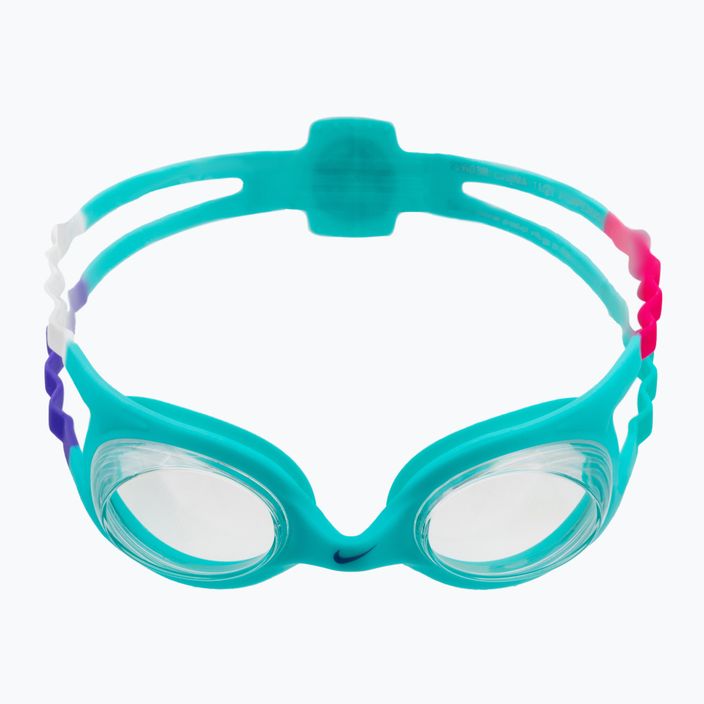 Nike Easy Fit washed teal children's swim goggles NESSB166-339 2