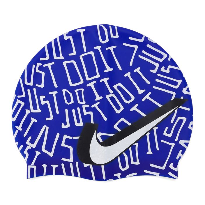 Nike Jdi Scribble Graphic 2 swimming cap blue NESSC159-418 2