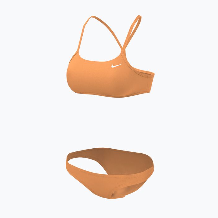 Women's two-piece swimsuit Nike Essential Sports Bikini orange NESSA211-832 5