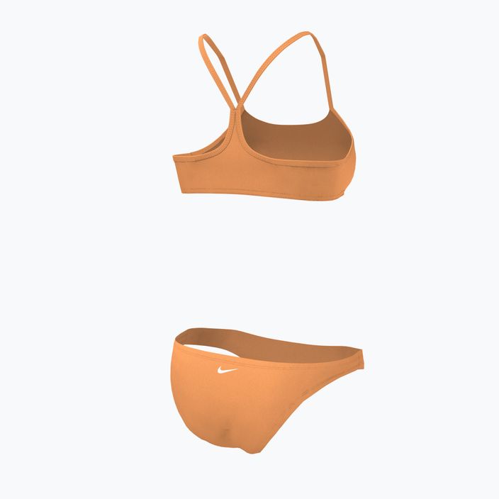 Women's two-piece swimsuit Nike Essential Sports Bikini orange NESSA211-832 6
