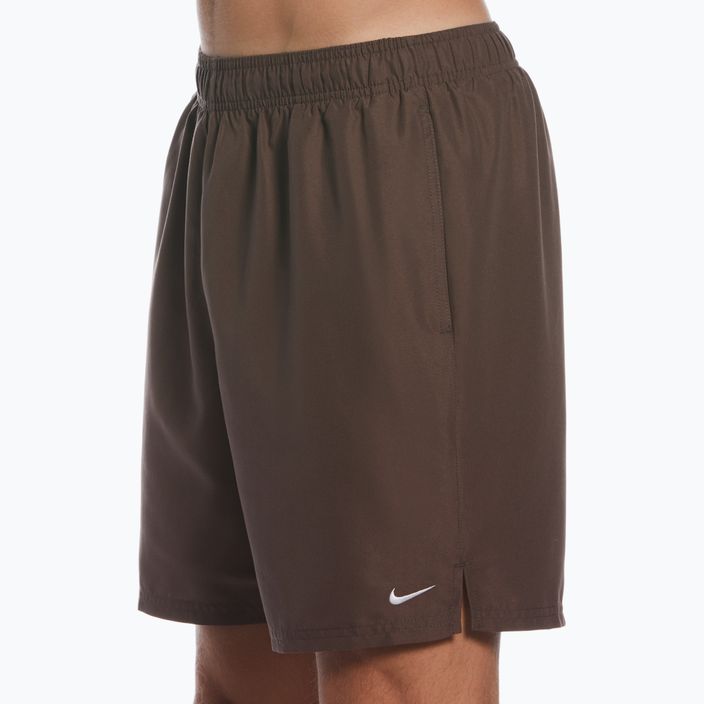 Men's Nike Essential 7" Volley swim shorts brown NESSA559-046 5