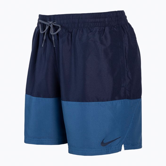 Men's Nike Split 5" Volley swim shorts navy blue NESSB451-444 2