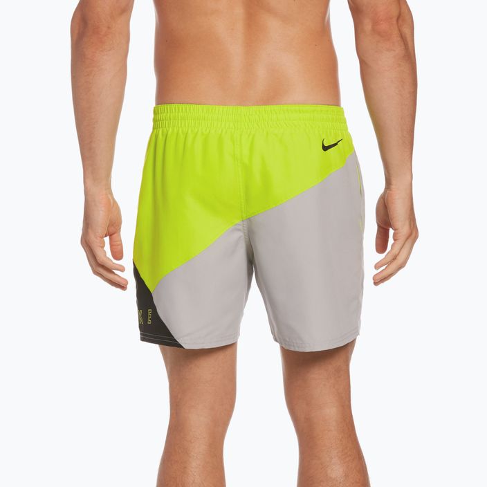 Men's Nike Logo 5" Volley swim shorts green NESSC470-001 7