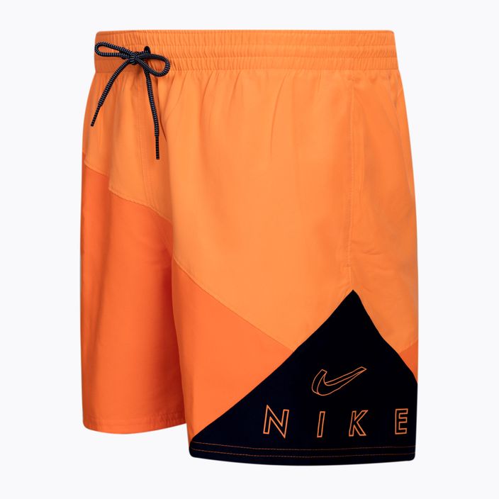 Men's Nike Logo 5" Volley swim shorts blue NESSC470-440 3