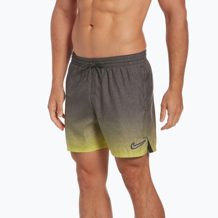 Men's Nike Jdi Fade 5" Volley swim shorts brown NESSC479-312 5