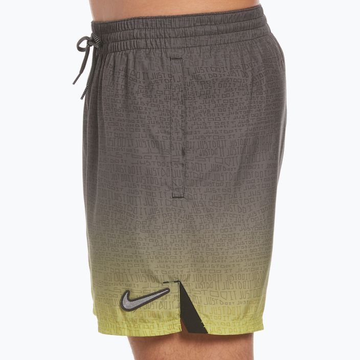 Men's Nike Jdi Fade 5" Volley swim shorts brown NESSC479-312 7