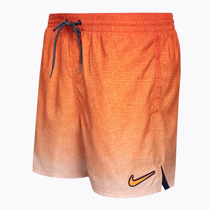 Men's Nike Jdi Fade 5" Volley swim shorts orange NESSC479-817 3