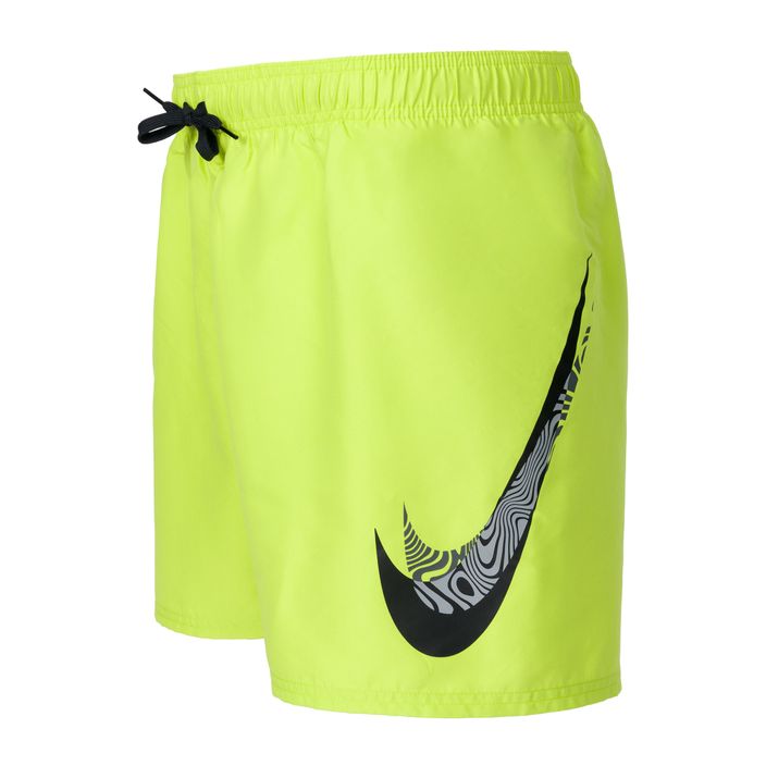 Men's Nike Liquify Swoosh 5" Volley swim shorts green NESSC611-312 3