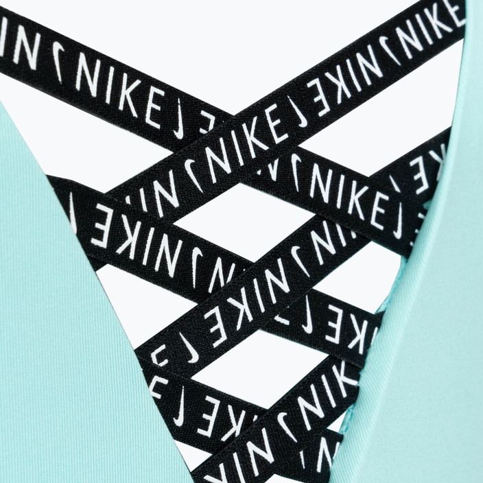 Nike Sneakerkini U-Back women's one-piece swimsuit light blue NESSC254-437 4