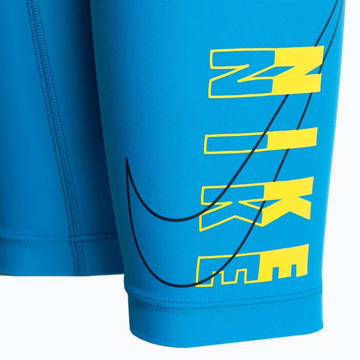 Nike Multi Logo Jammer children's swimming trunks blue NESSC858-458 3