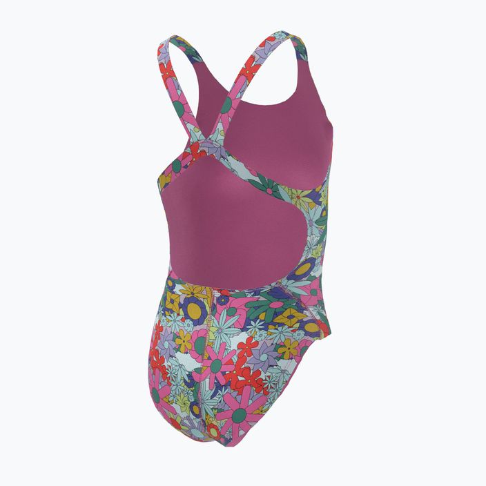Children's one-piece swimsuit Nike Multiple Print Fastback Lapis colour NESSC760-464 5