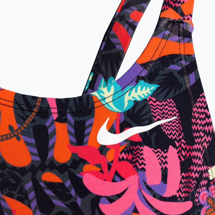 Women's one-piece swimsuit Nike Multiple Print Fastback pink NESSC050-678 3