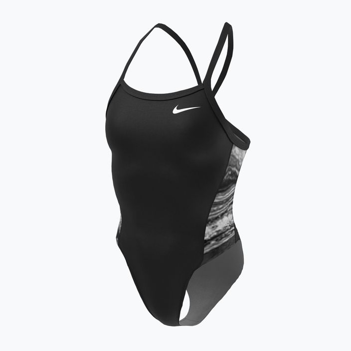 Women's swimsuit Nike Multiple Print Racerback Splice One jet black NESSC051-006 6