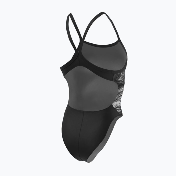 Women's swimsuit Nike Multiple Print Racerback Splice One jet black NESSC051-006 7