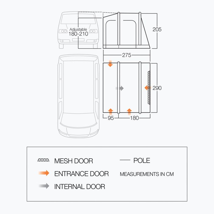 Vango Faros II Low smoke car vestibule 2